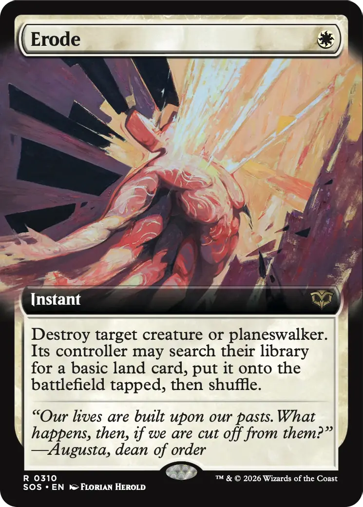 Erode (Extended Art) [Secrets Of Strixhaven] 1
