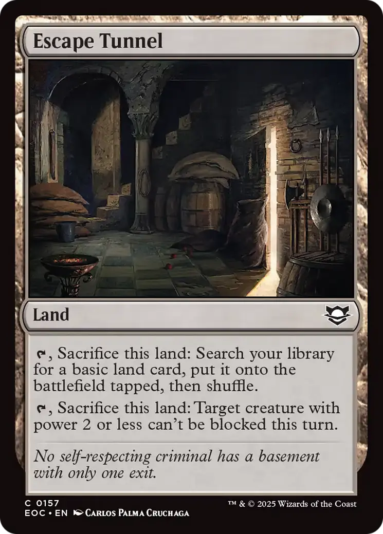 Escape Tunnel [Edge Of Eternities Commander] 1