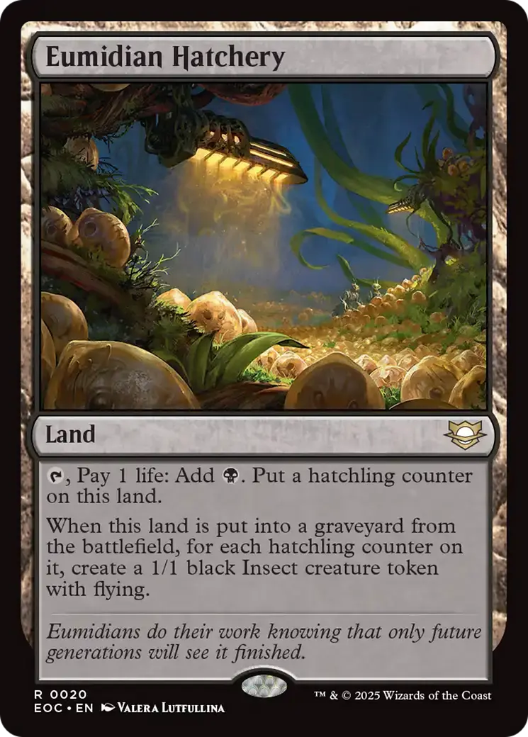 Eumidian Hatchery [Edge Of Eternities Commander] 1