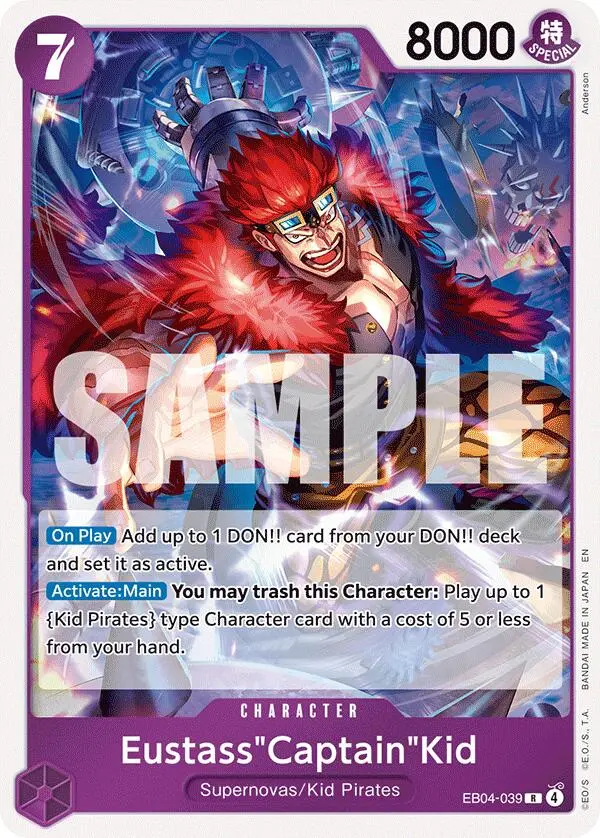Eustass"Captain"Kid (Eb04-039) [The Azure Sea's Seven] 1