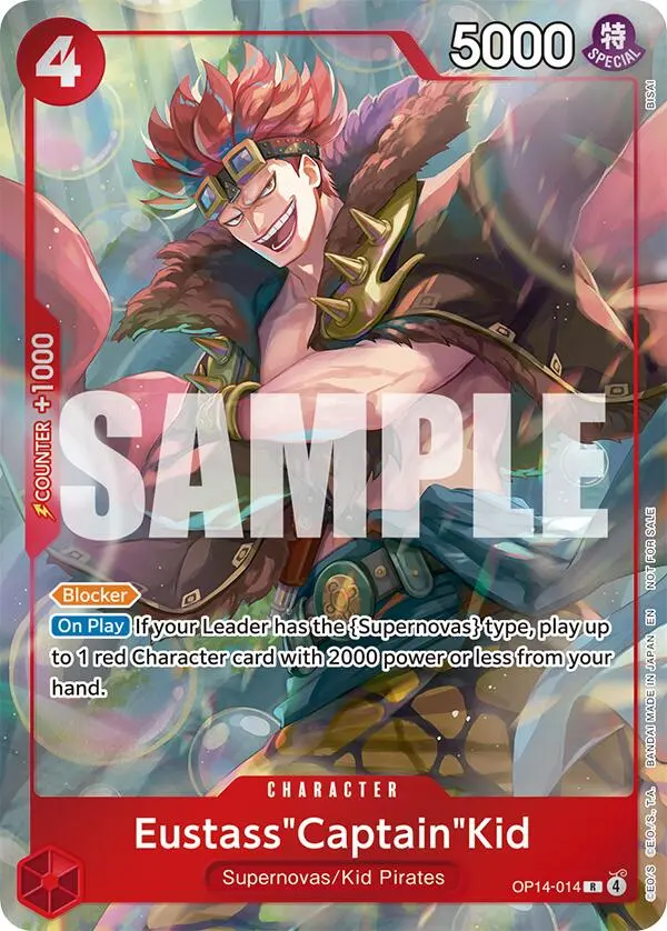 Eustass"Captain"Kid (Op14-014) (Dash Pack) [The Azure Sea's Seven] 1