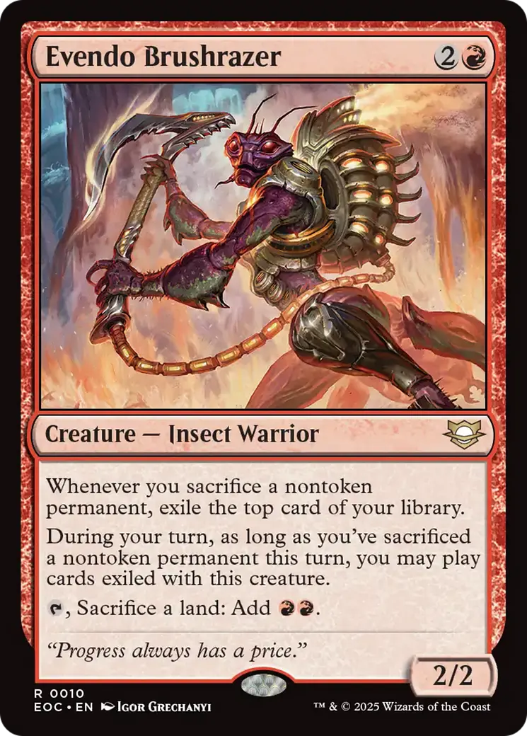 Evendo Brushrazer [Edge Of Eternities Commander] 1