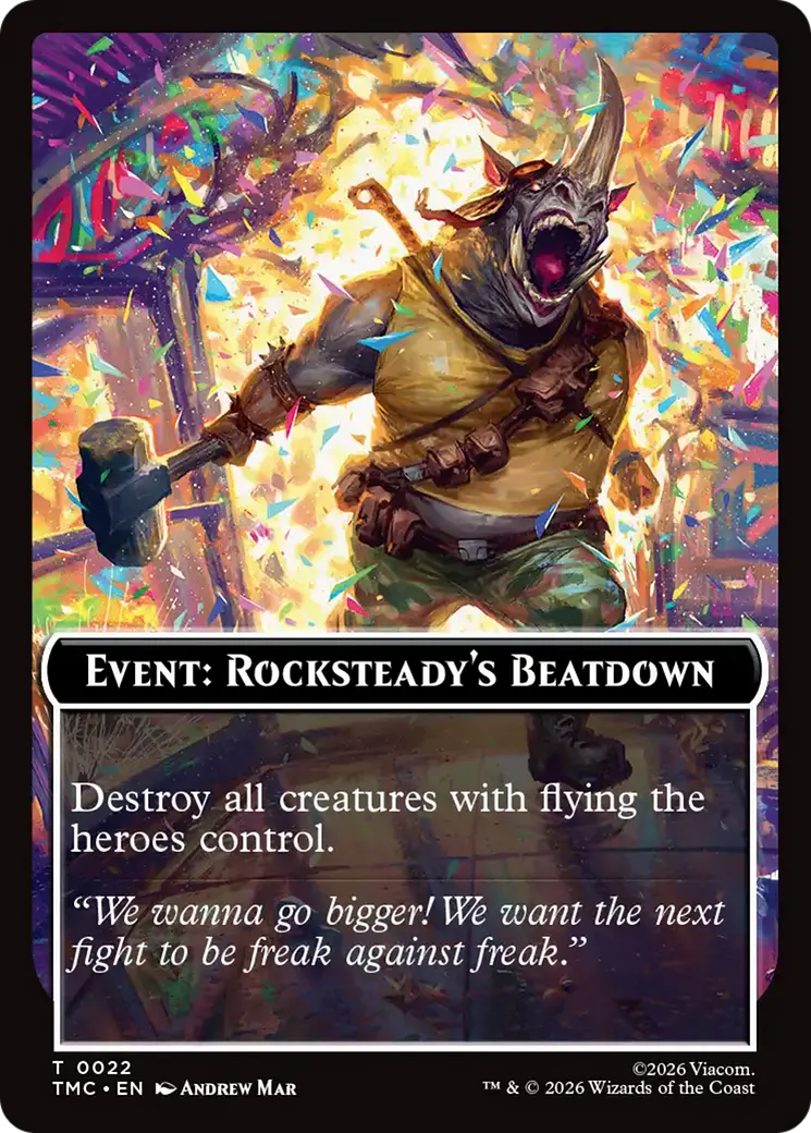 Event: Rocksteady's Beatdown [Teenage Mutant Ninja Turtles Commander Tokens] 1