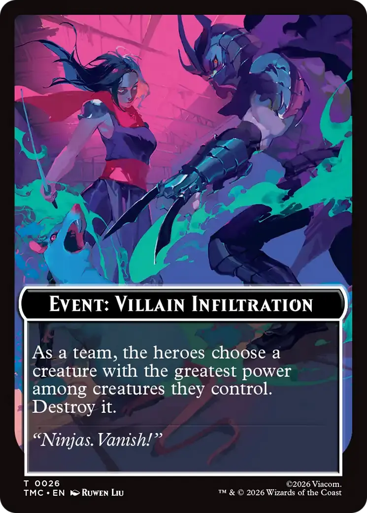 Event: Villain Infiltration [Teenage Mutant Ninja Turtles Commander Tokens] 1