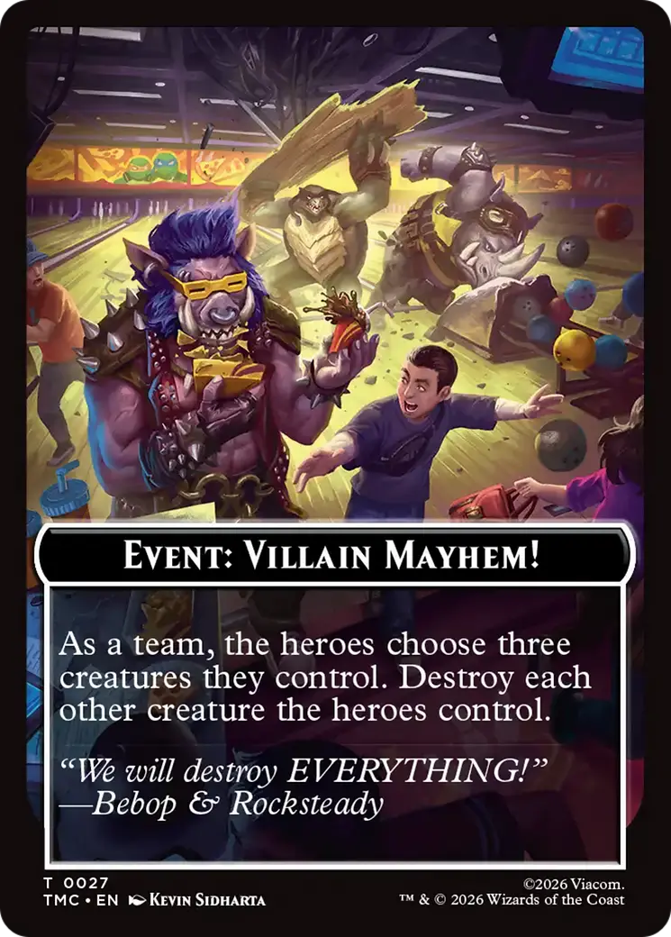 Event: Villain Mayhem! [Teenage Mutant Ninja Turtles Commander Tokens] 1