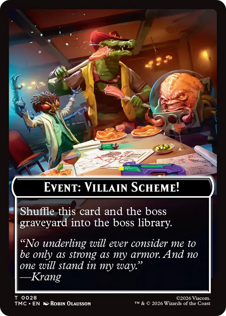 Event: Villain Scheme! [Teenage Mutant Ninja Turtles Commander Tokens] 1