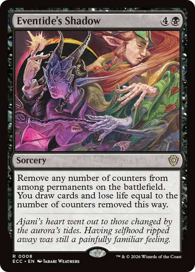 Eventide's Shadow [Lorwyn Eclipsed Commander] 1