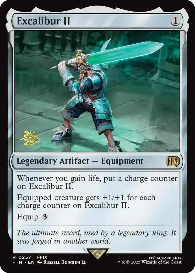 Excalibur Ii [Final Fantasy Prerelease Promo] 1