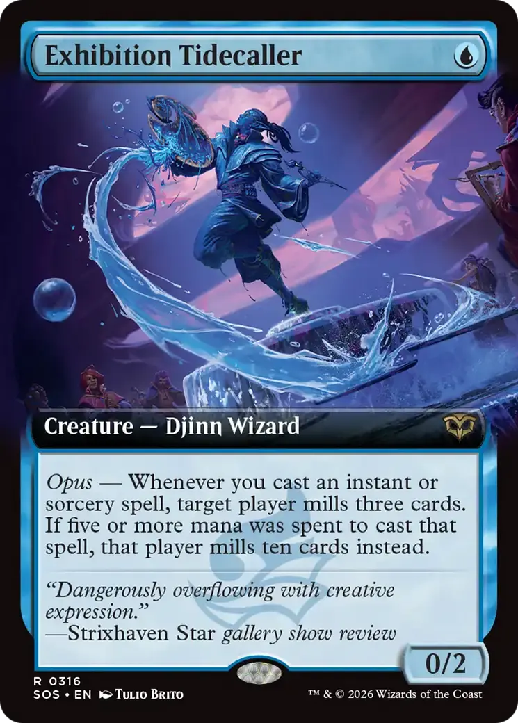 Exhibition Tidecaller (Extended Art) [Secrets Of Strixhaven] 1