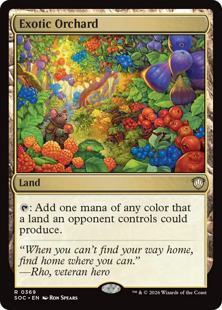Exotic Orchard [Secrets Of Strixhaven Commander] 1