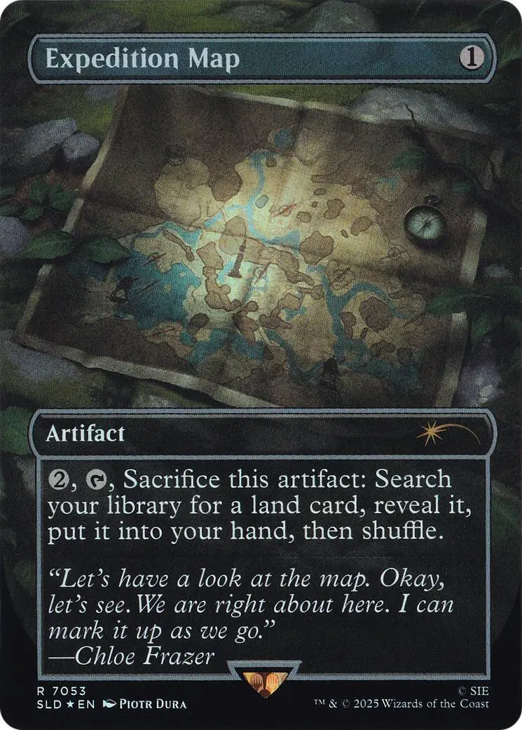Expedition Map (Rainbow Foil) [Secret Lair Drop Series] 1