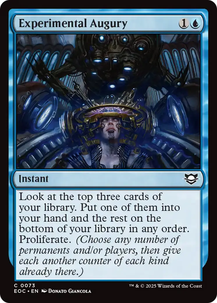 Experimental Augury [Edge Of Eternities Commander] 1