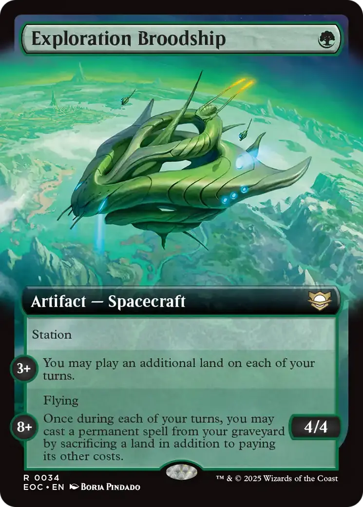 Exploration Broodship (Extended Art) [Edge Of Eternities Commander] 1