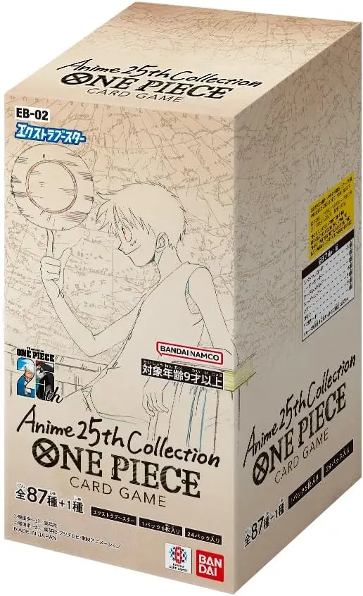 Extra Booster Anime 25Th Collection Eb-02 - Booster Display Japanese 1