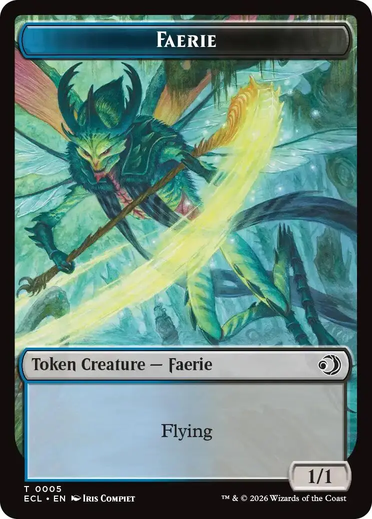 Faerie // Goblin Double-Sided Token [Lorwyn Eclipsed Tokens] 1