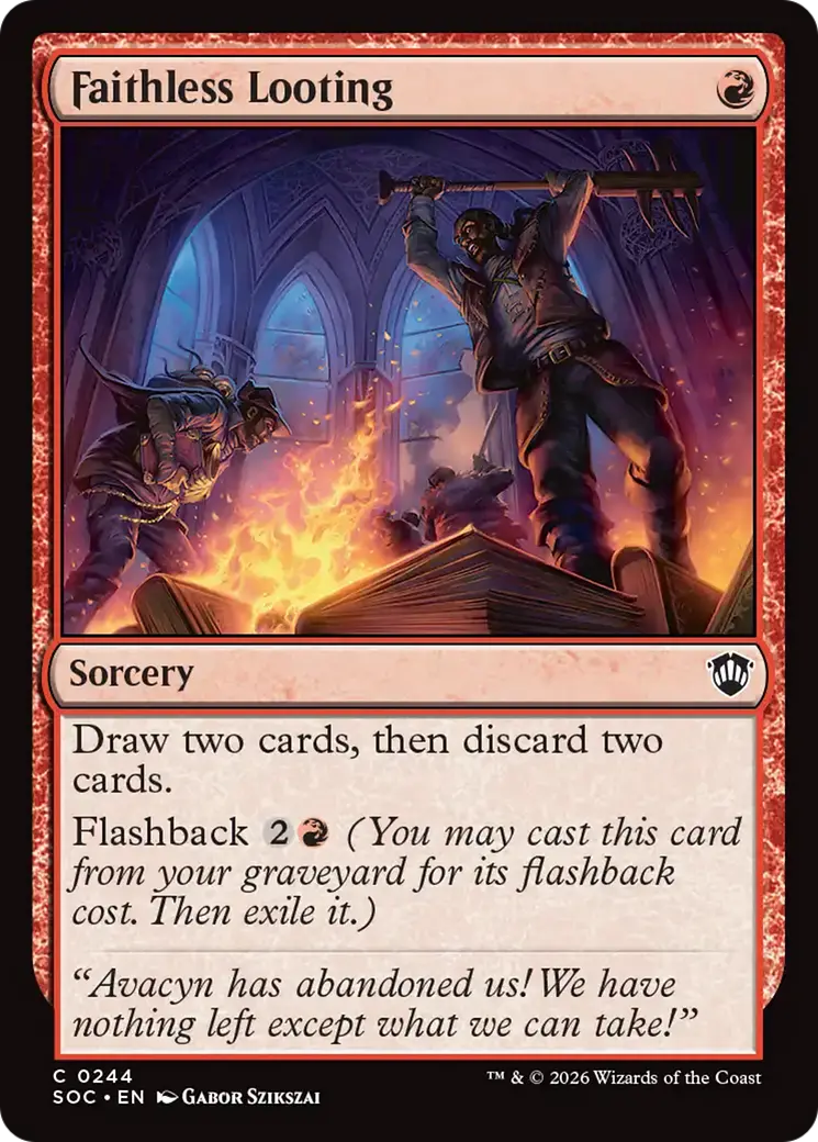 Faithless Looting [Secrets Of Strixhaven Commander] 1