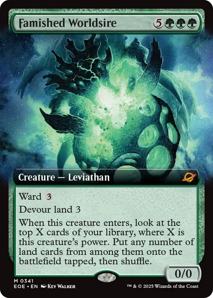 Famished Worldsire (Extended Art) [Edge Of Eternities] 1