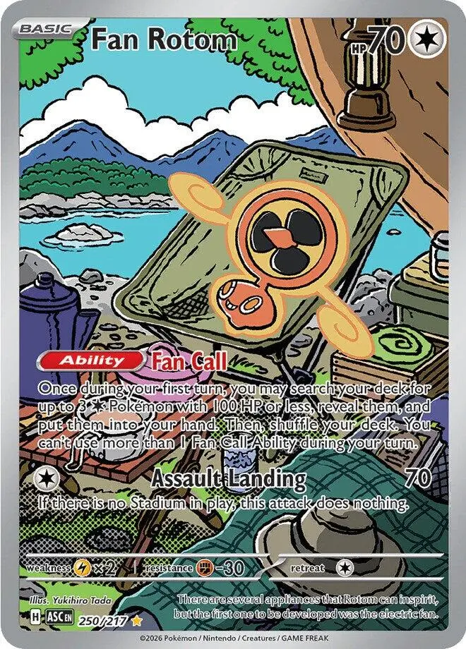 Fan Rotom (250/217) [Mega Evolution: Ascended Heroes] 1