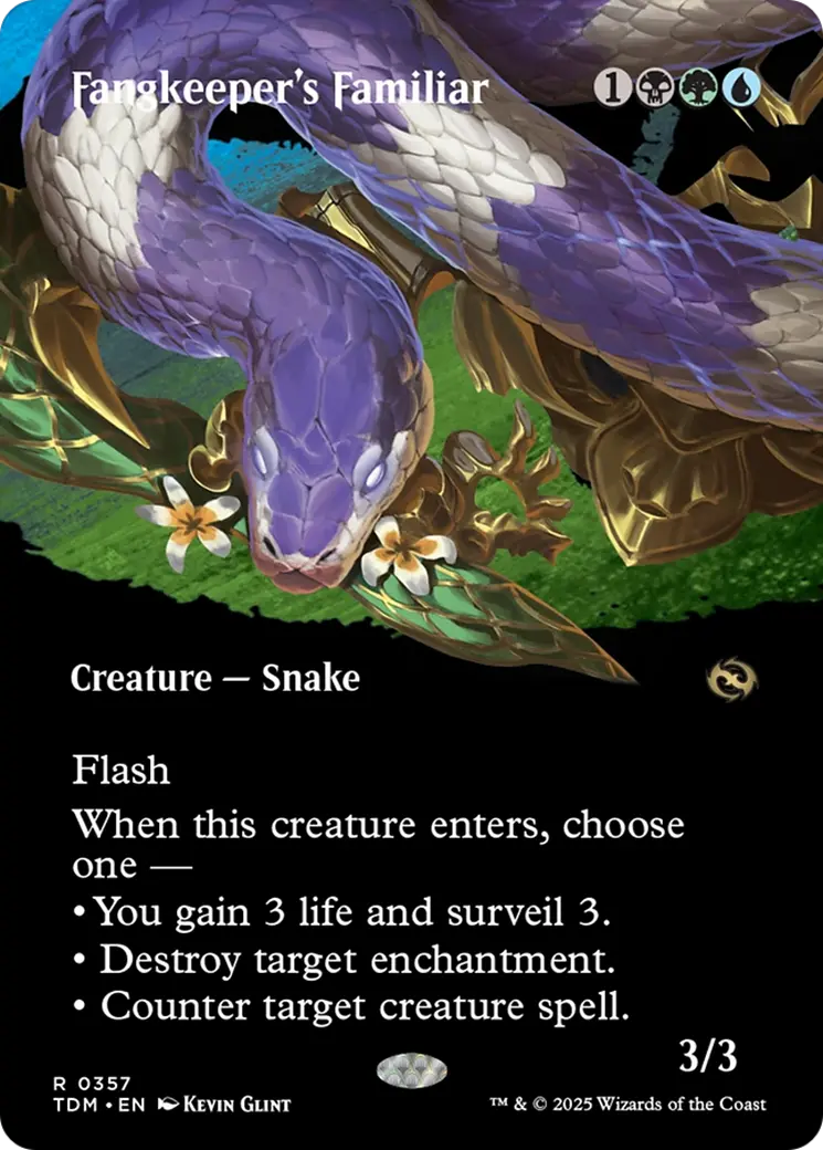Fangkeeper's Familiar (Borderless) [Tarkir: Dragonstorm] 1