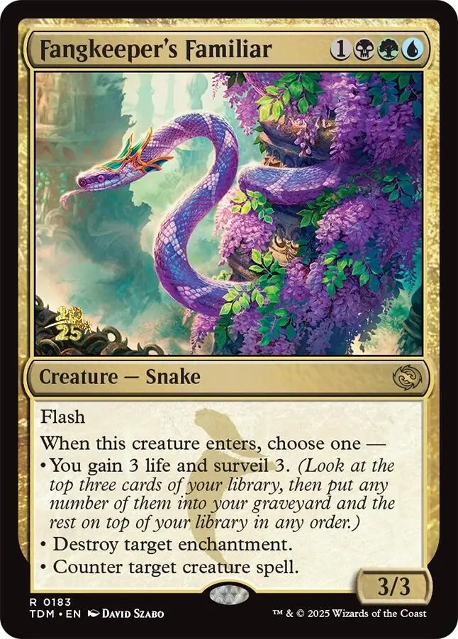 Fangkeeper's Familiar [Tarkir: Dragonstorm Prerelease Cards] 1