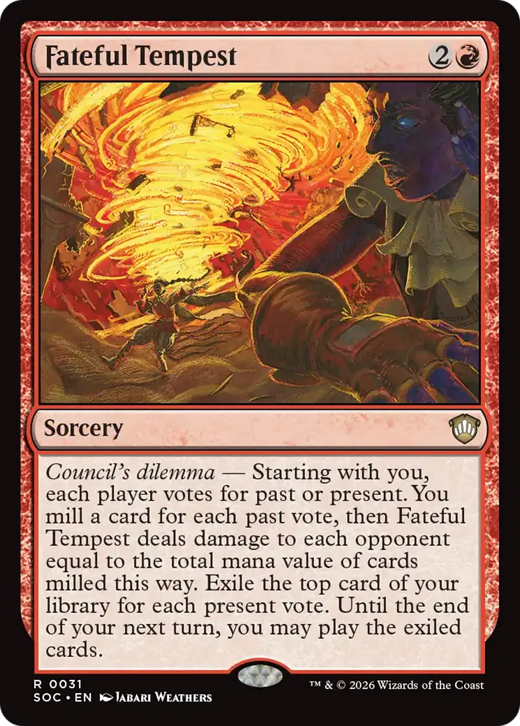 Fateful Tempest [Secrets Of Strixhaven Commander] 1