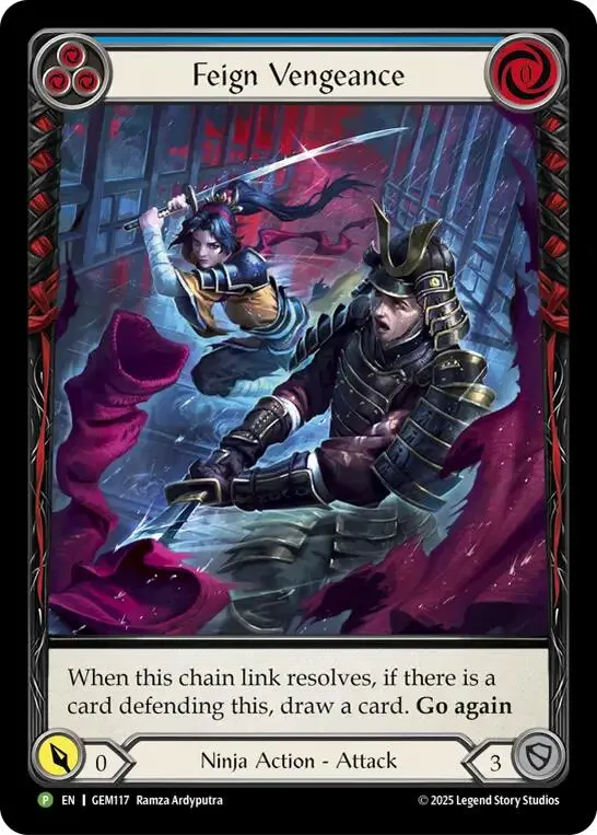Feign Vengeance (Blue) [Gem117] (Gem Pack 4) 1