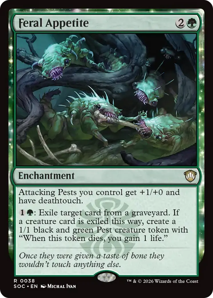 Feral Appetite [Secrets Of Strixhaven Commander] 1