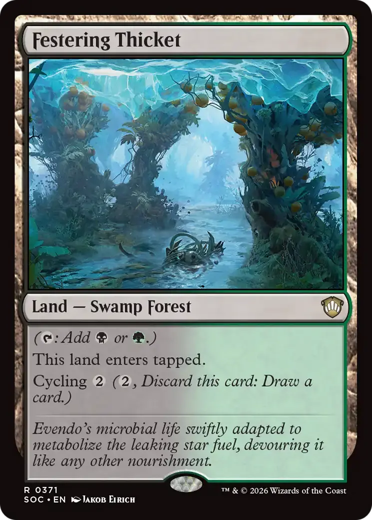 Festering Thicket [Secrets Of Strixhaven Commander] 1