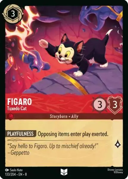Figaro - Tuxedo Cat (133/204) [Reign Of Jafar] 1