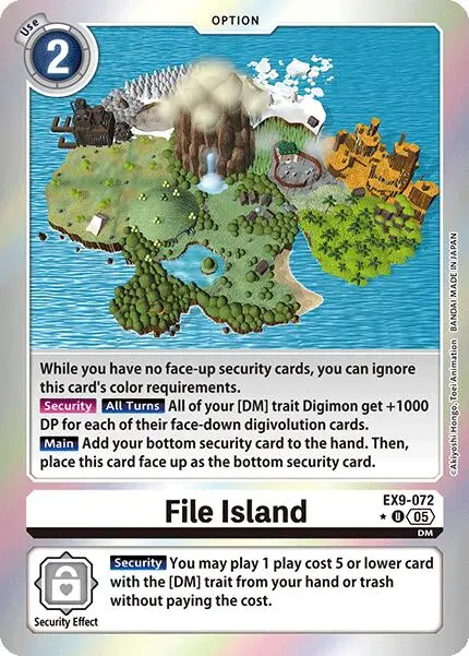 File Island [Ex9-072] (Limited Foil) [Versus Monsters] 1