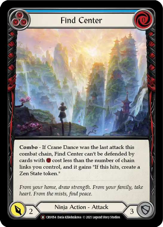 Find Center (Rainbow Foil) [Cru054-Rf] Unlimited Rainbow Foil 1