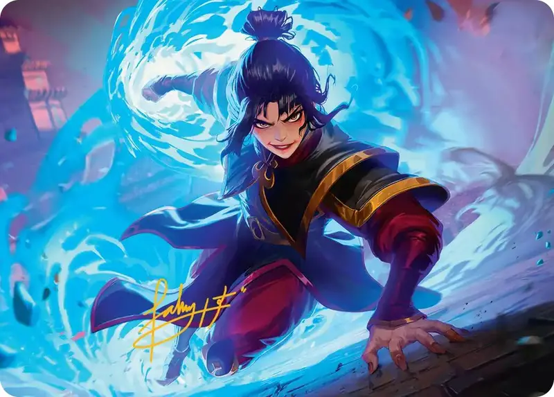 Fire Lord Azula Art Card (Gold-Stamped Signature) [Avatar: The Last Airbender Art Series] 1