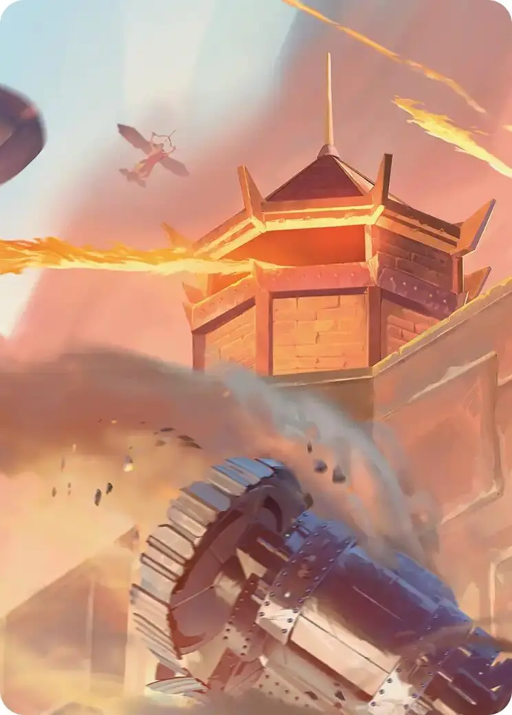 Fire Nation Turret Art Card [Avatar: The Last Airbender Art Series] 1