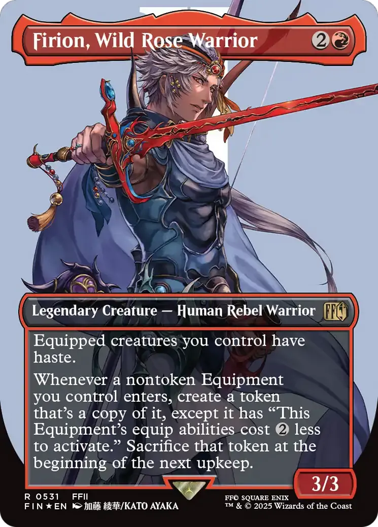 Firion, Wild Rose Warrior (Borderless) (Surge Foil) [Final Fantasy] 1