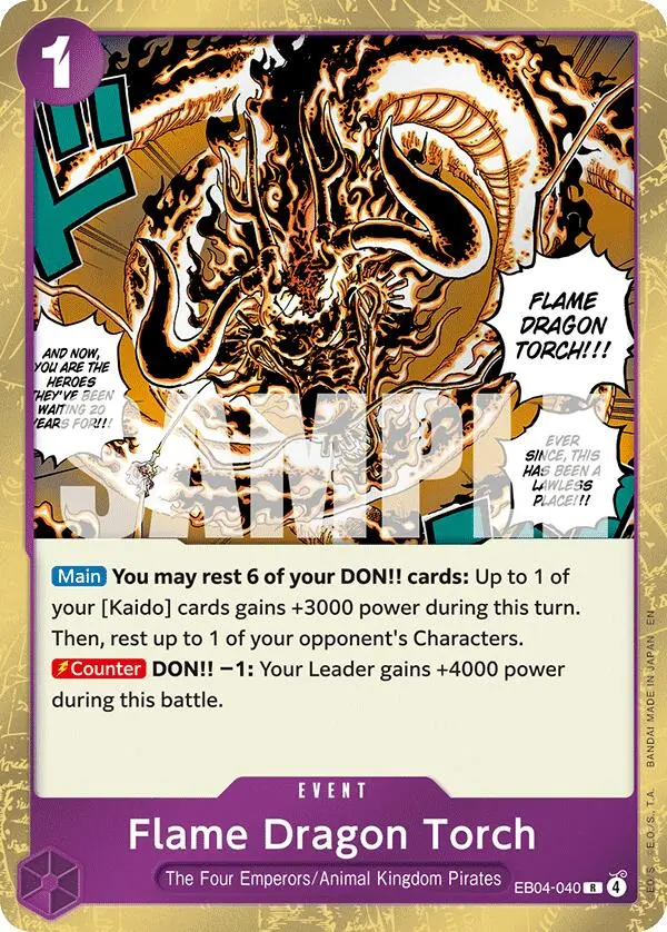 Flame Dragon Torch [The Azure Sea's Seven] 1