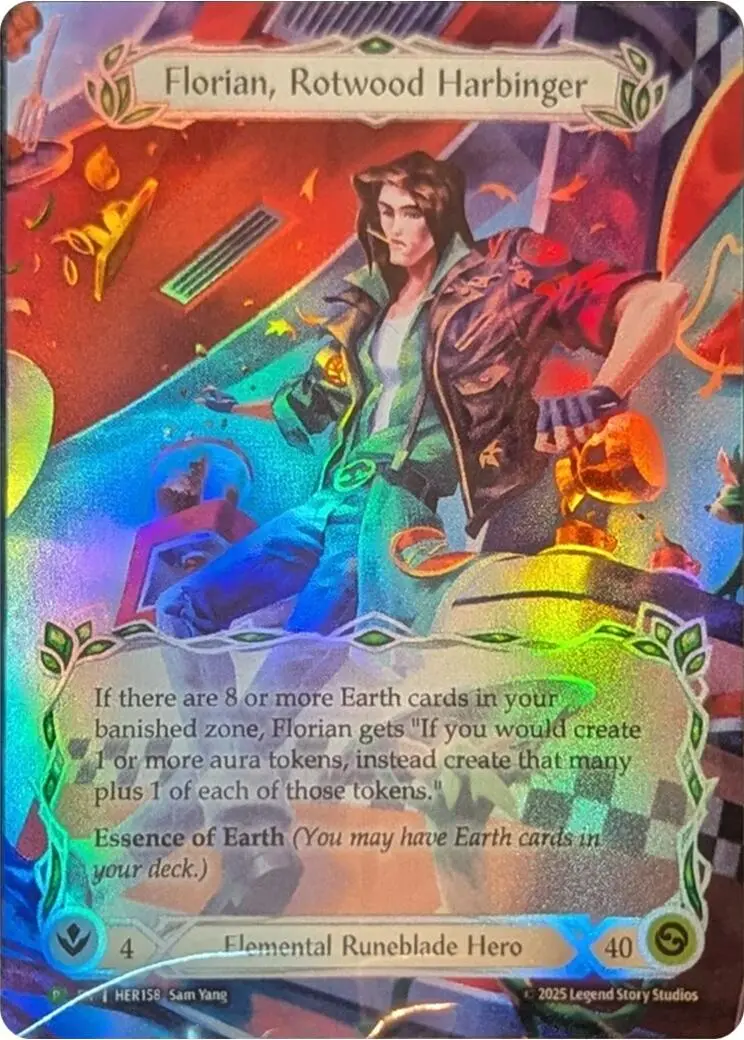 Florian, Rotwood Harbinger [Her158] (Promo)  Rainbow Foil 1