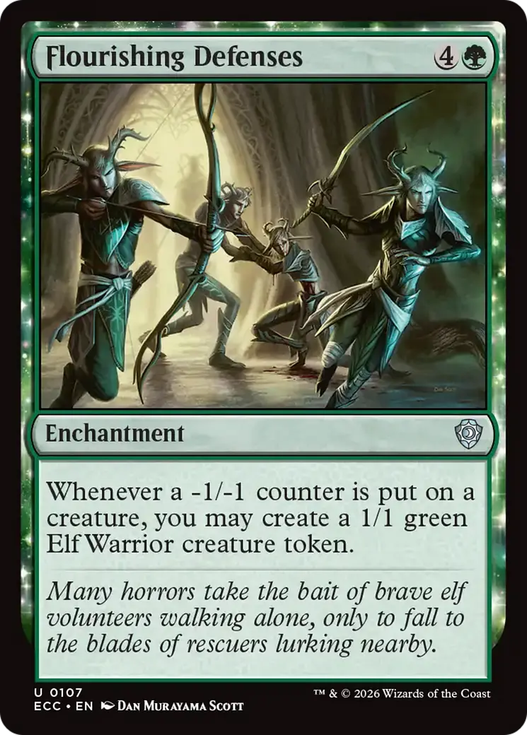 Flourishing Defenses [Lorwyn Eclipsed Commander] 1