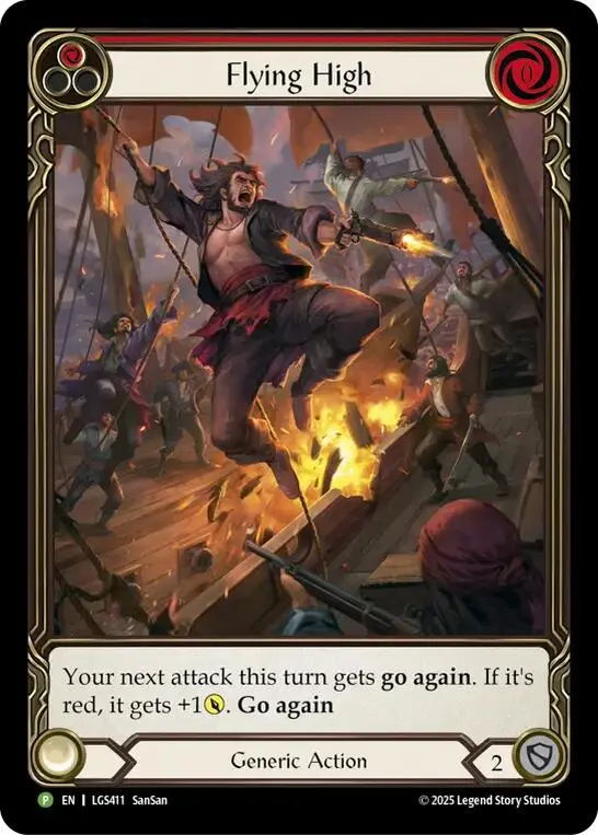 Flying High (Red) [Lgs411] (Promo)  Rainbow Foil 1