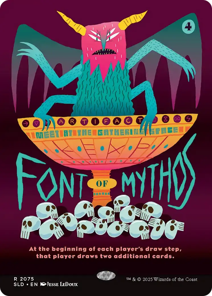Font Of Mythos (Rainbow Foil) [Secret Lair Drop Series] 1
