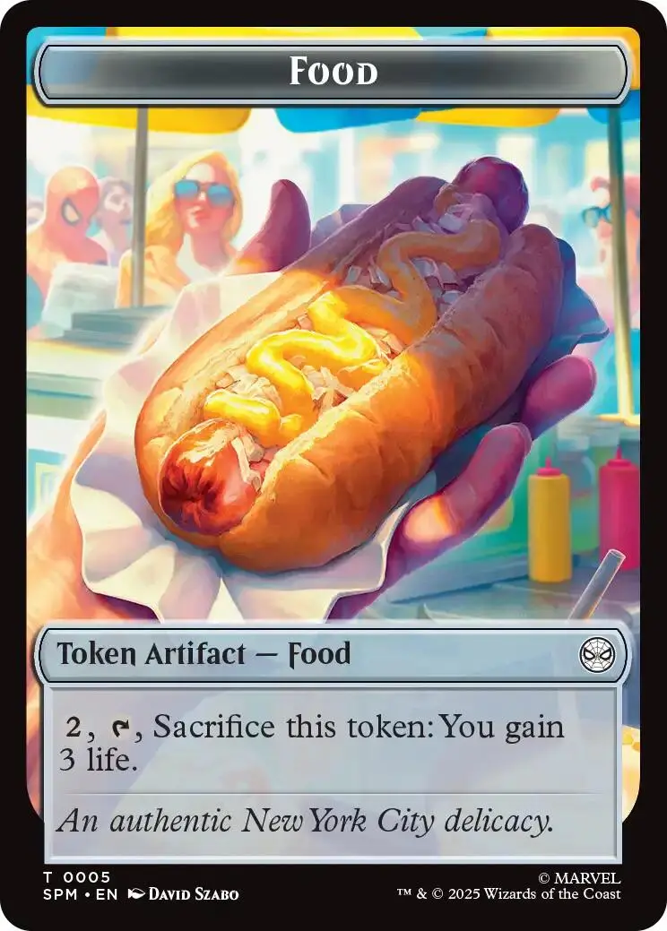 Food // Robot Double-Sided Token [Marvel's Spider-Man Tokens] 1