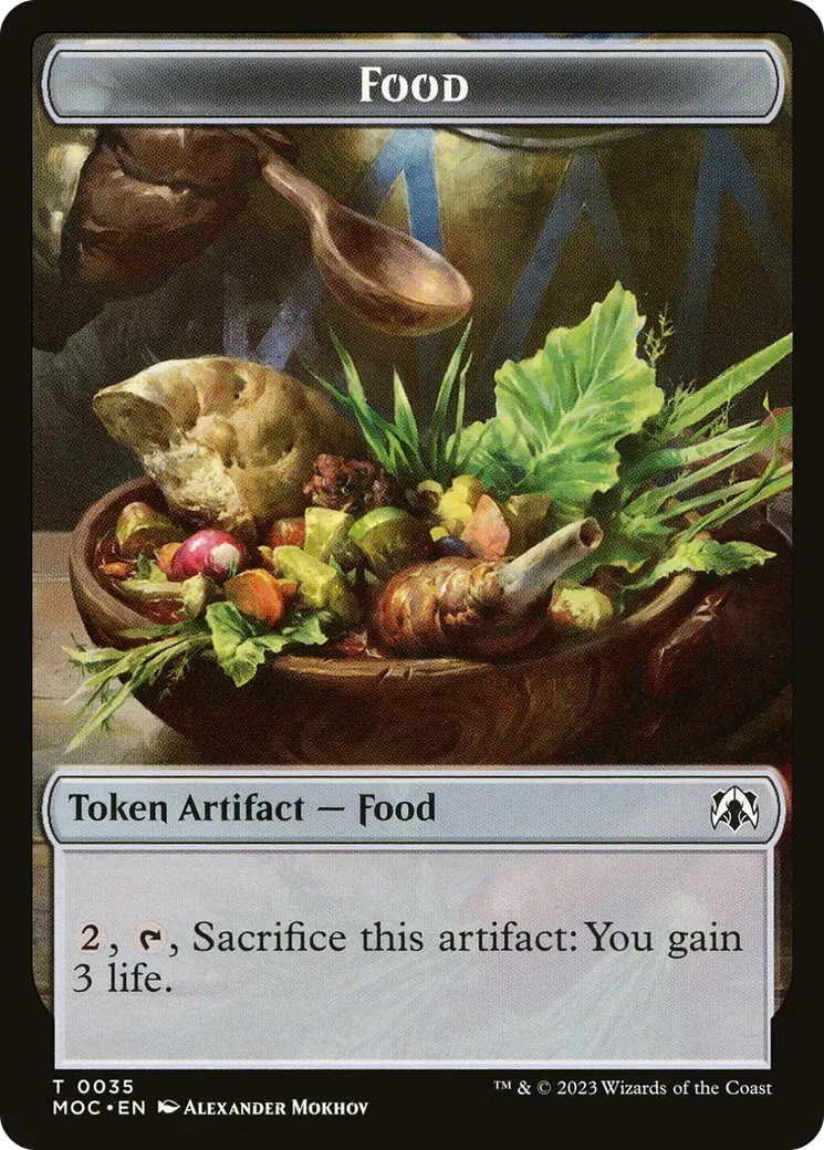 Food Token [March Of The Machine Commander Tokens] 1