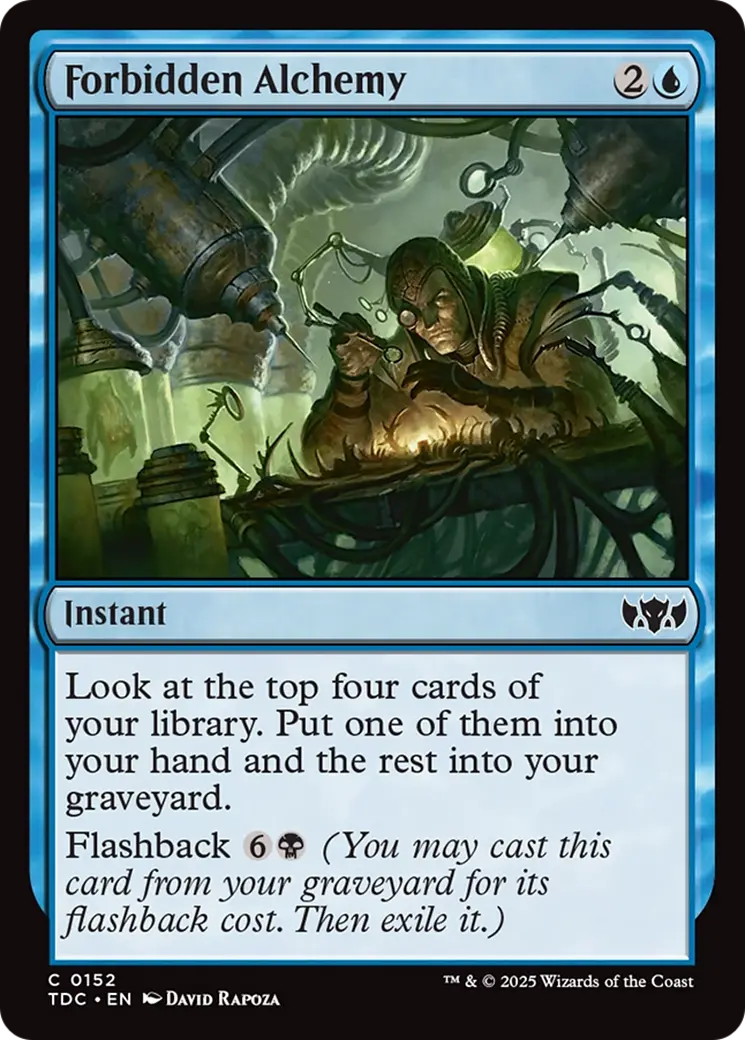Forbidden Alchemy [Tarkir: Dragonstorm Commander] 1