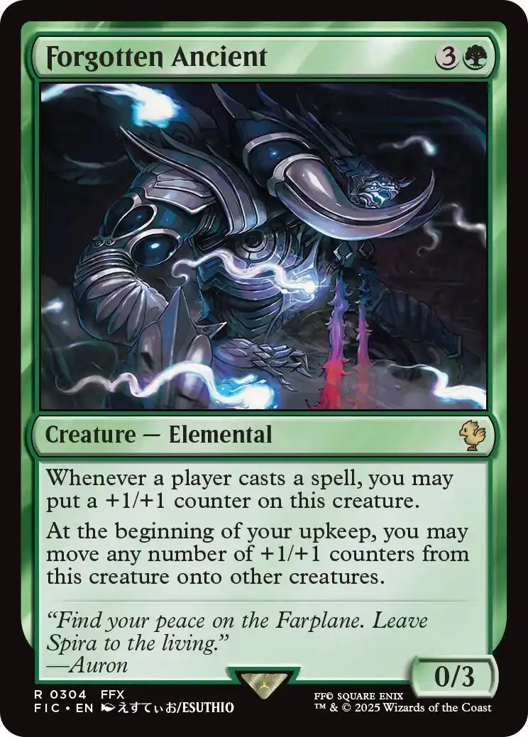 Forgotten Ancient (Surge Foil) [Final Fantasy Commander] 1