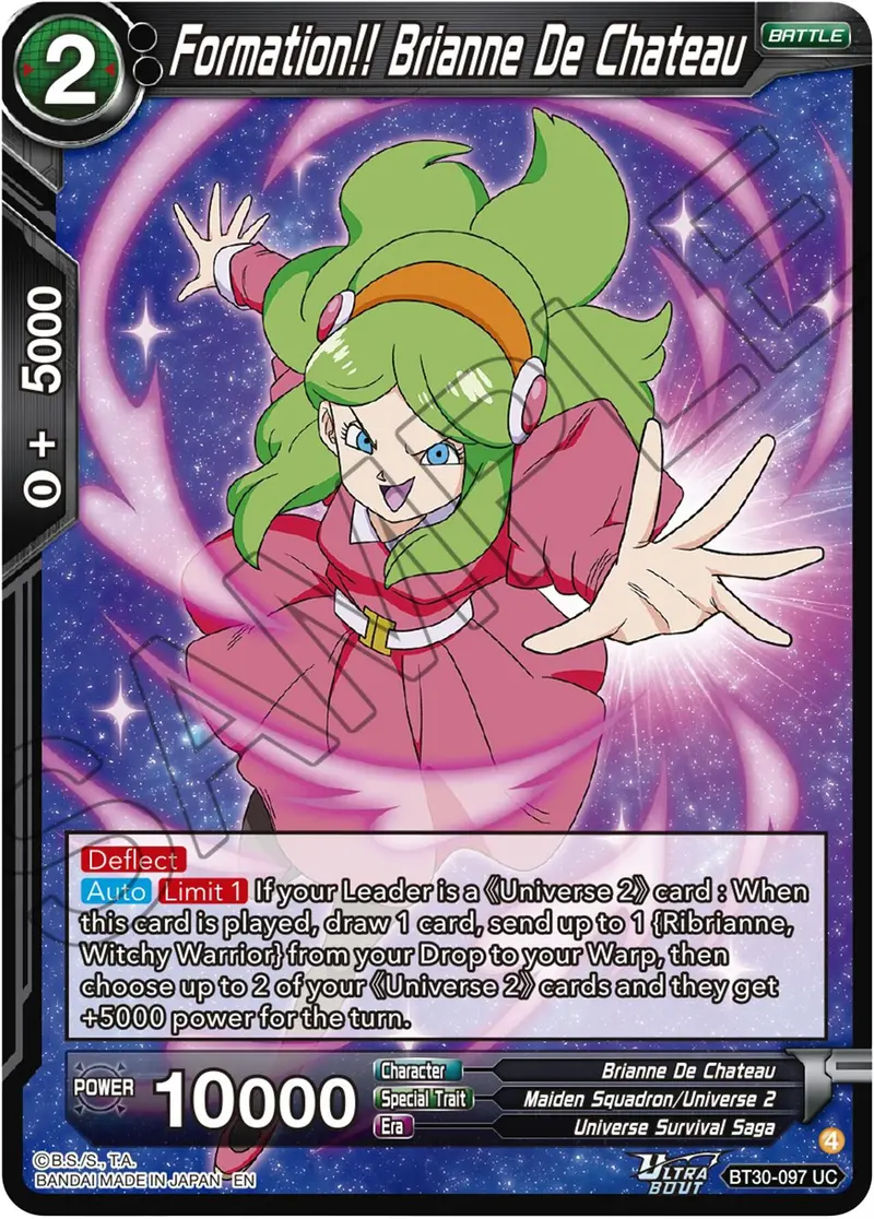 Formation!! Brianne De Chateau (Bt30-097) [Three Glorious Fighters] 1