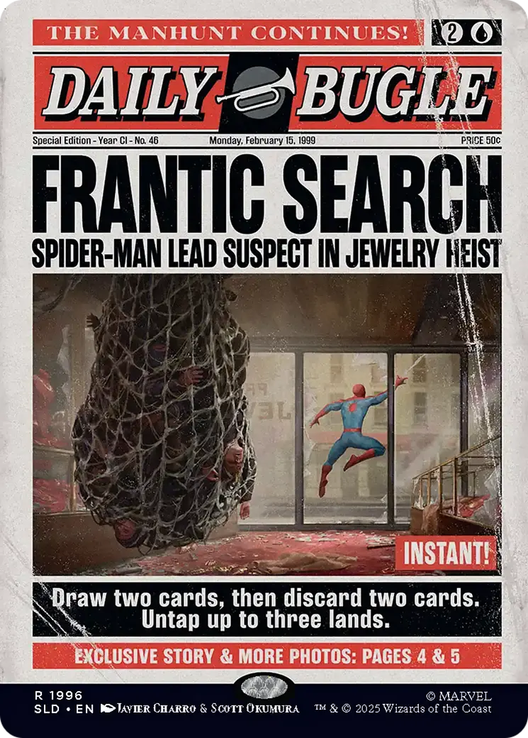 Frantic Search (1996) (Rainbow Foil) [Secret Lair Drop Series] 1