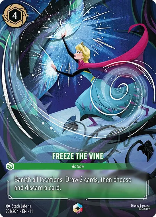 Freeze The Vine (Enchanted) (231/204) [Winterspell] 1