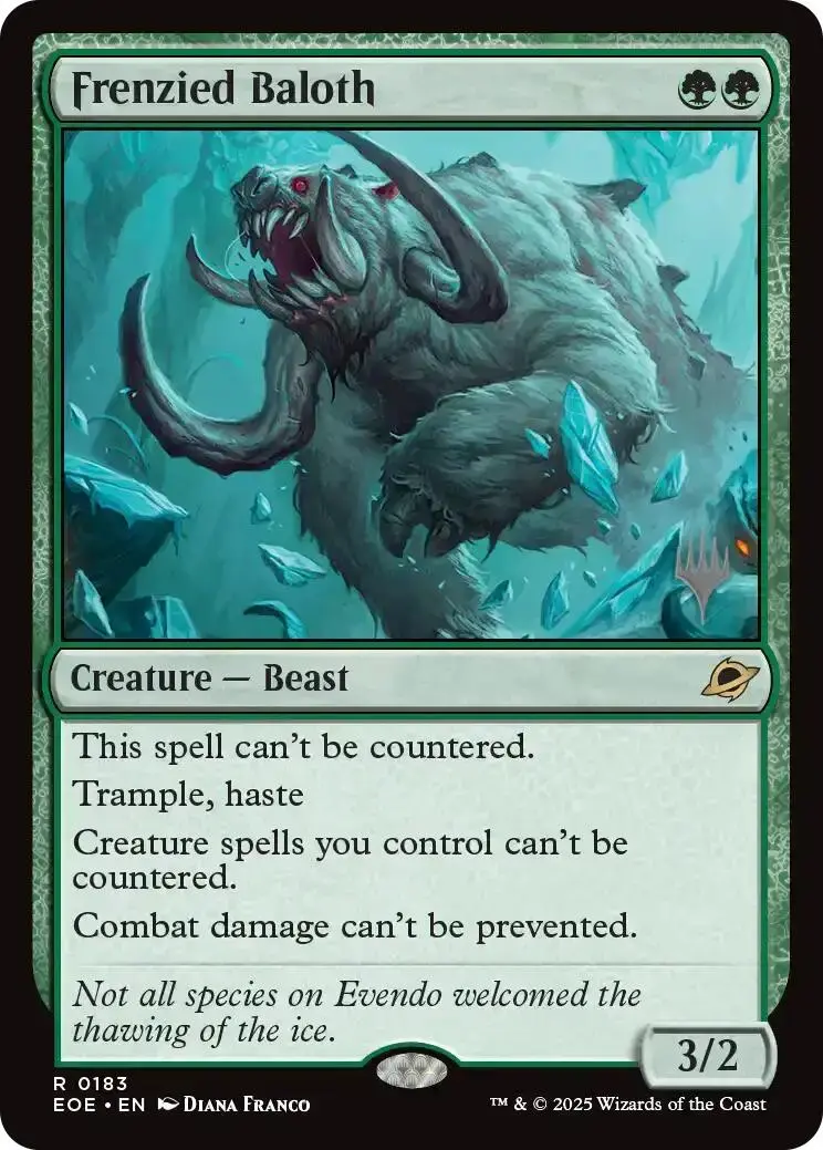Frenzied Baloth [Edge Of Eternities Promo Pack] 1