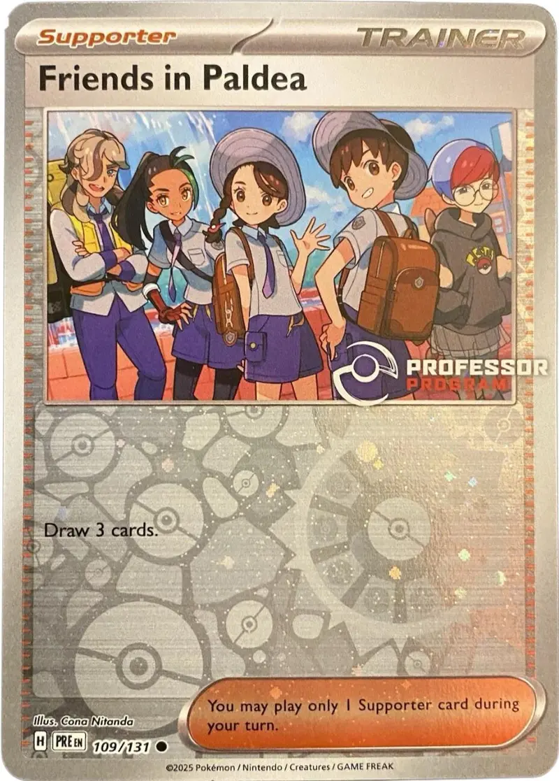 Friends In Paldea (109/131) [Professor Program Promos] 1