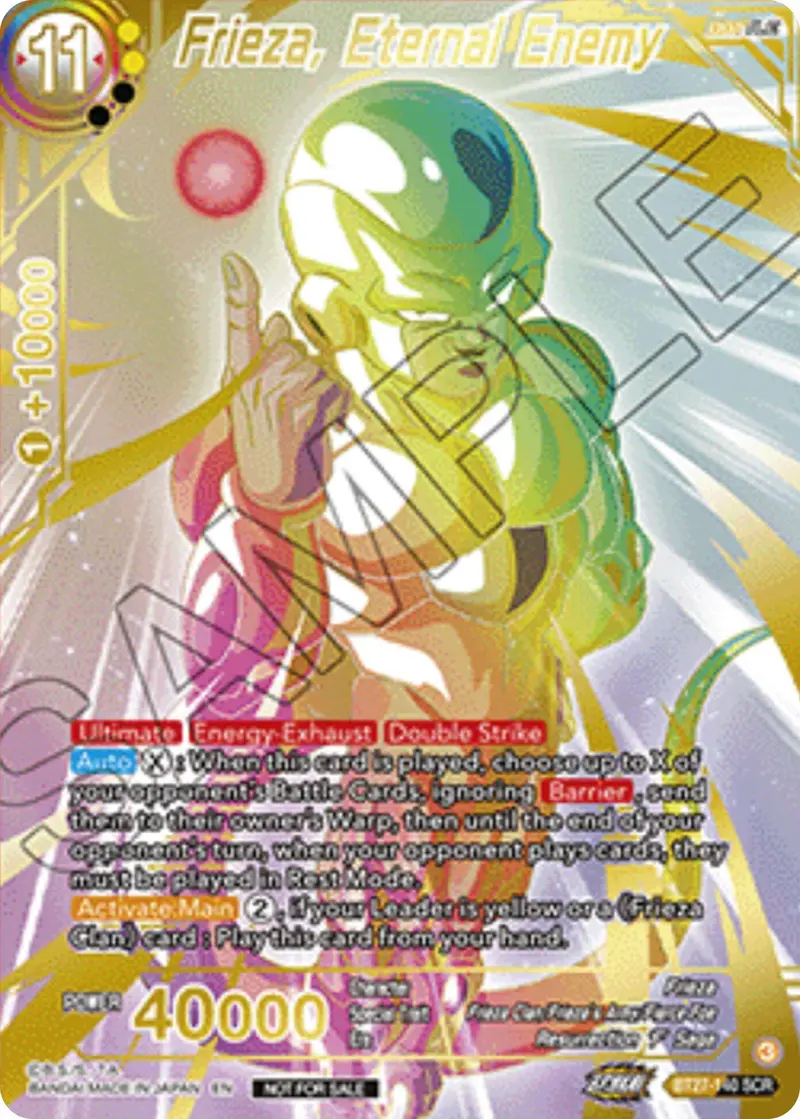 Frieza, Eternal Enemy (Championship 2025 Finals Alternate Art Card) (Bt27-140) [Tournament Promotion Cards] 1