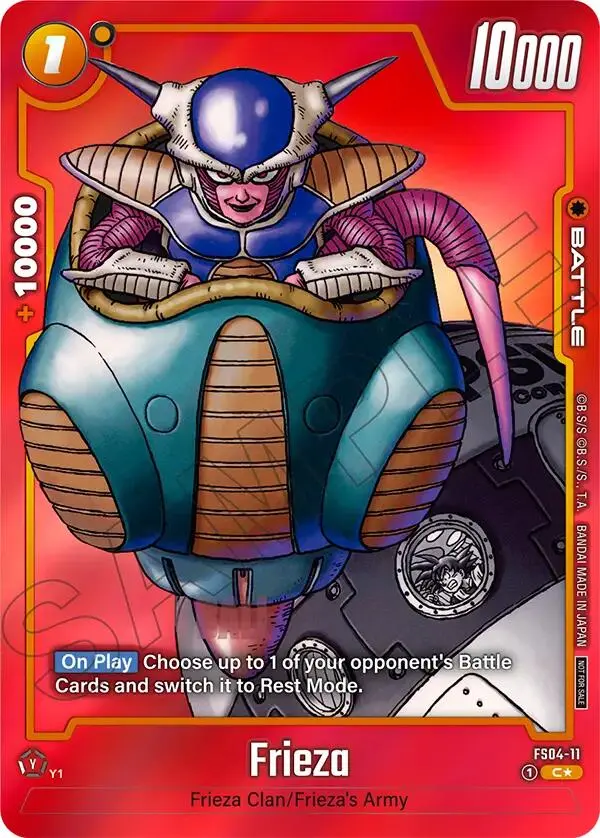 Frieza (Fs04-11) (Limited Pack Manga Version 01) [Tournament And Championship Promos] 1